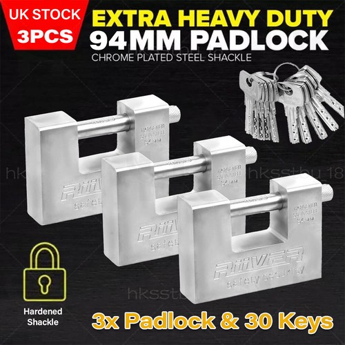 3pc 94mm heavy - 94mm, padlock