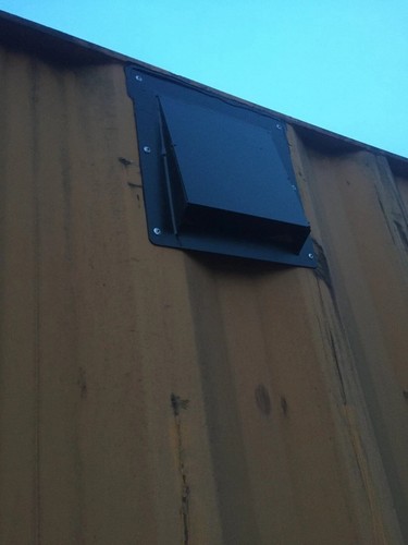 Shipping container vent made - shipping,
